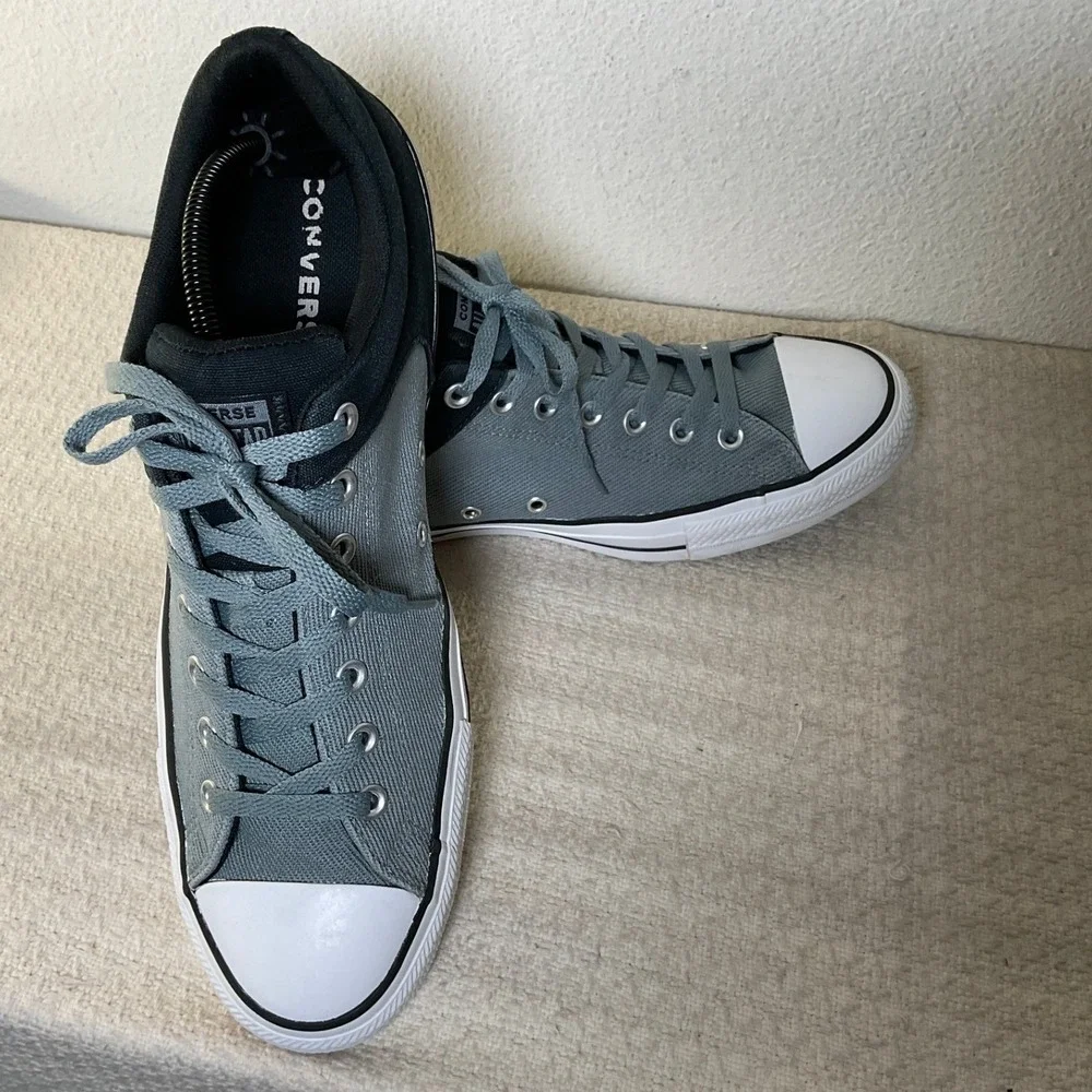 Converse Chuck Taylor All Star High Street Mid Mason Grey Black Mens 13 163217F - Picture 11 of 13
